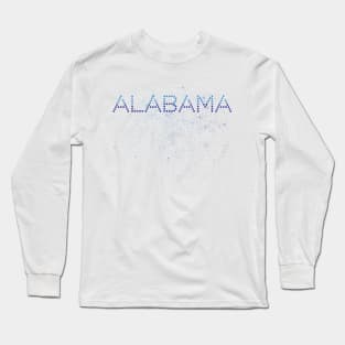 Vintage Blue Alabama Traveler Long Sleeve T-Shirt